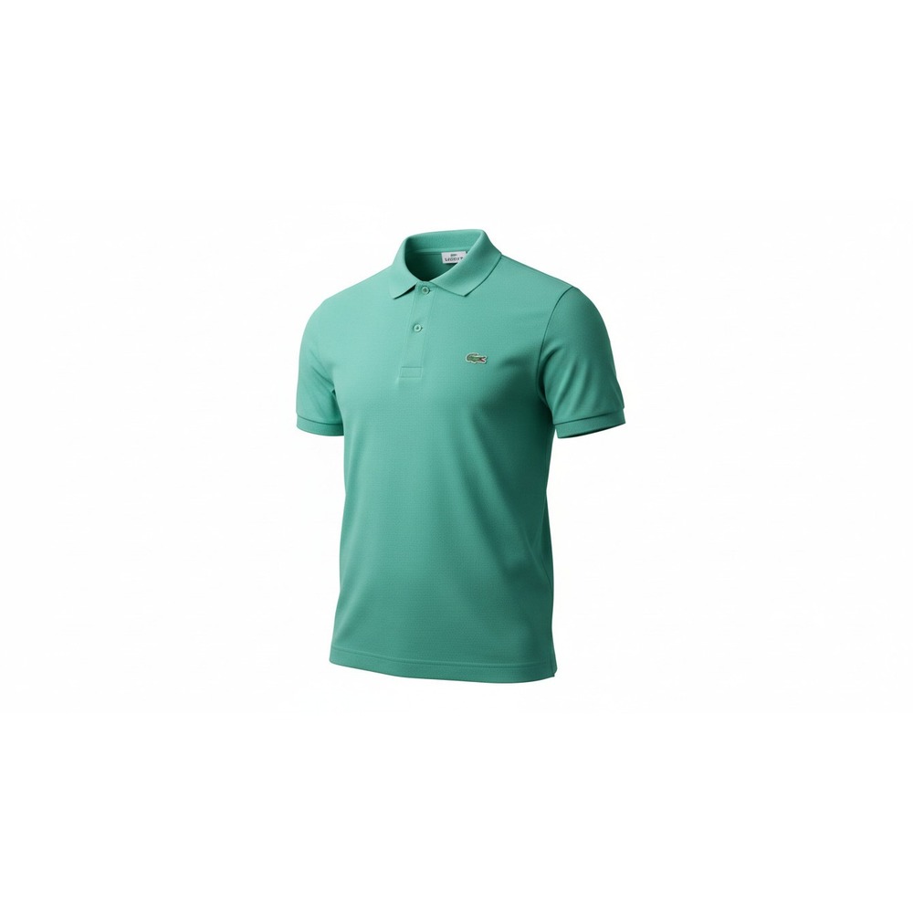 Lacoste Polo Shirt Mens 6 XL Teal Green Short Sleeve Cotton Pique Logo F2490